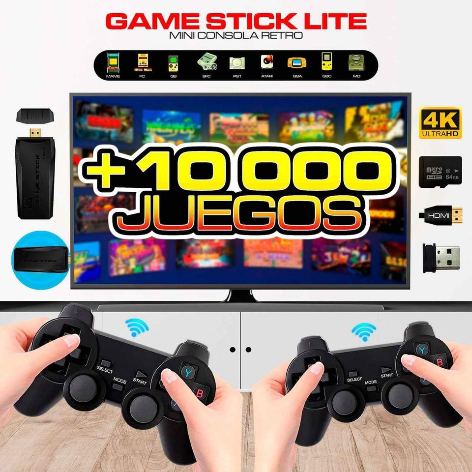 Consola con 10.000 juegos