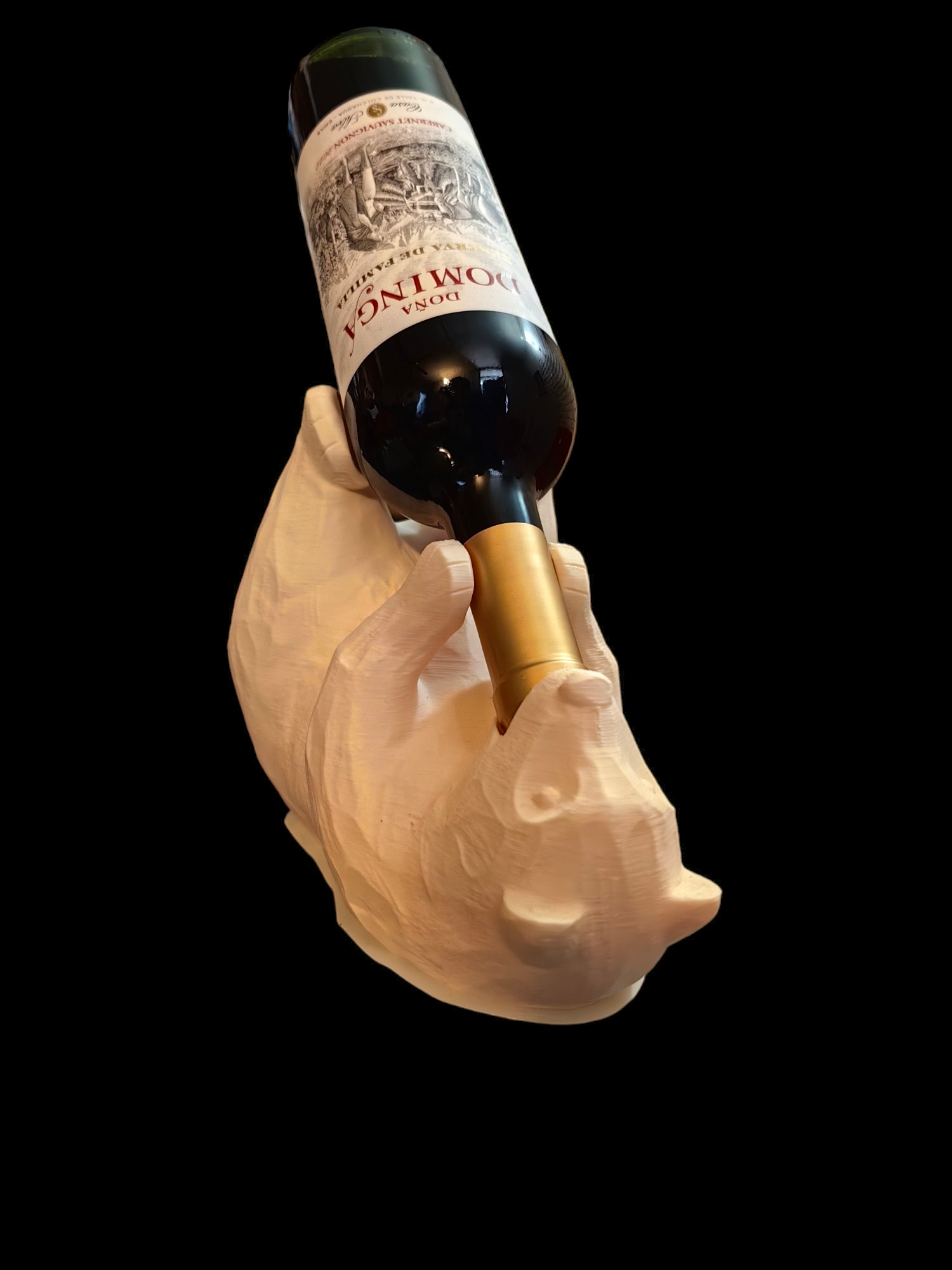 Oso Soporte de Vino en Impresión 3D