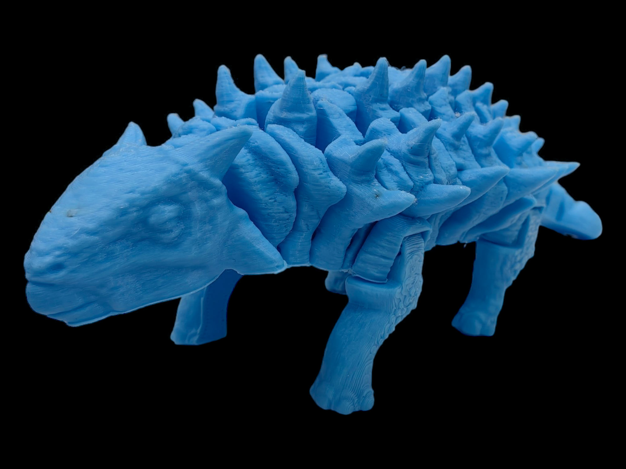 Dinosaurio Ankylosaurus Articulado en Impresión 3D