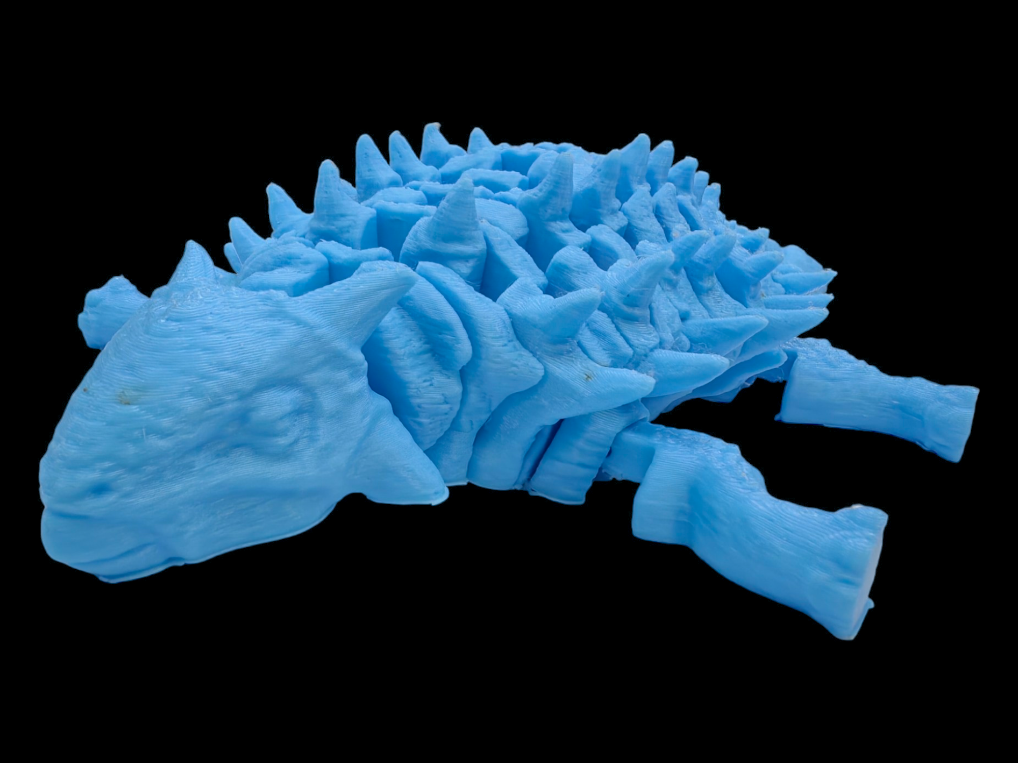 Dinosaurio Ankylosaurus Articulado en Impresión 3D