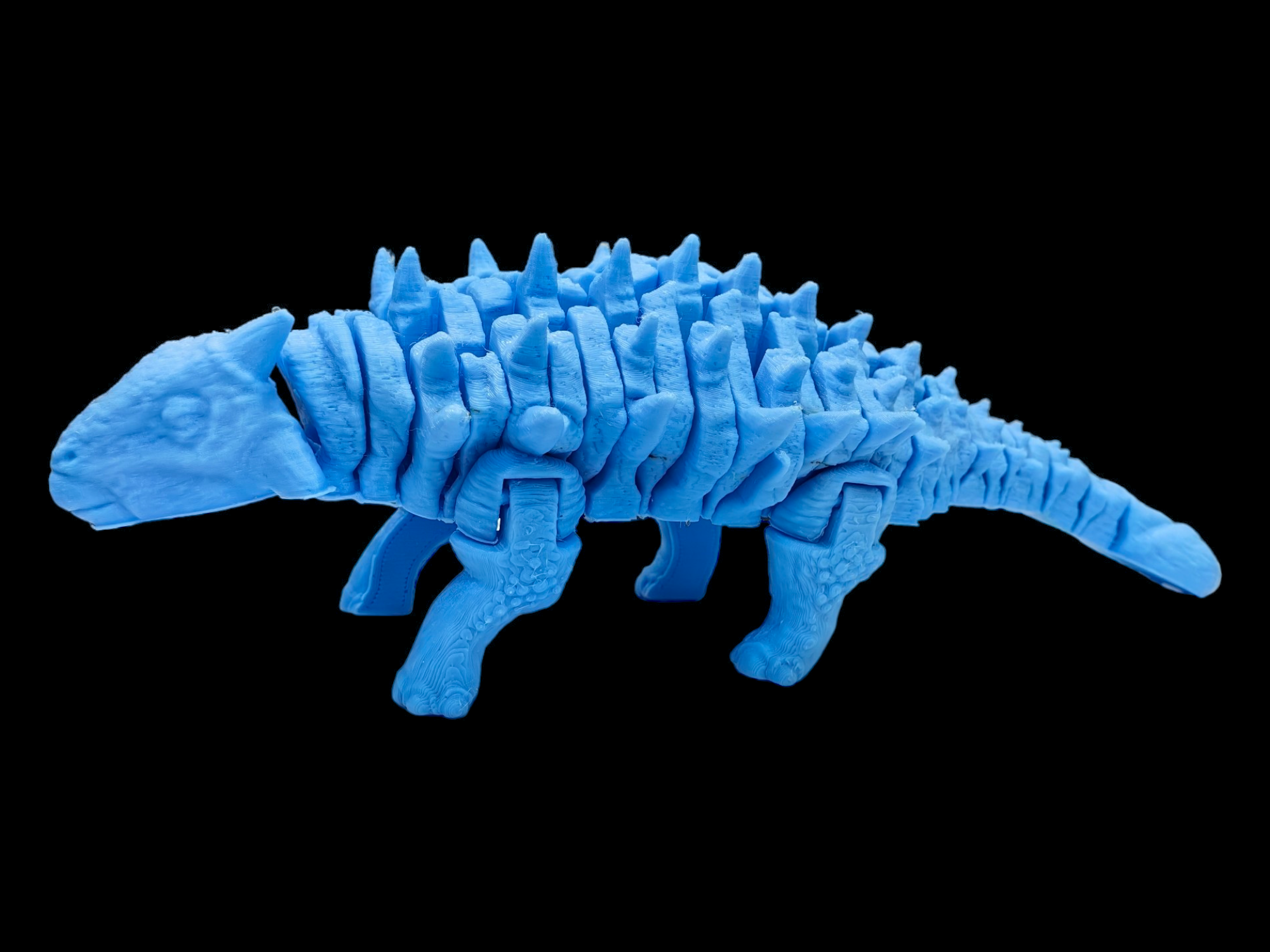 Dinosaurio Ankylosaurus Articulado en Impresión 3D