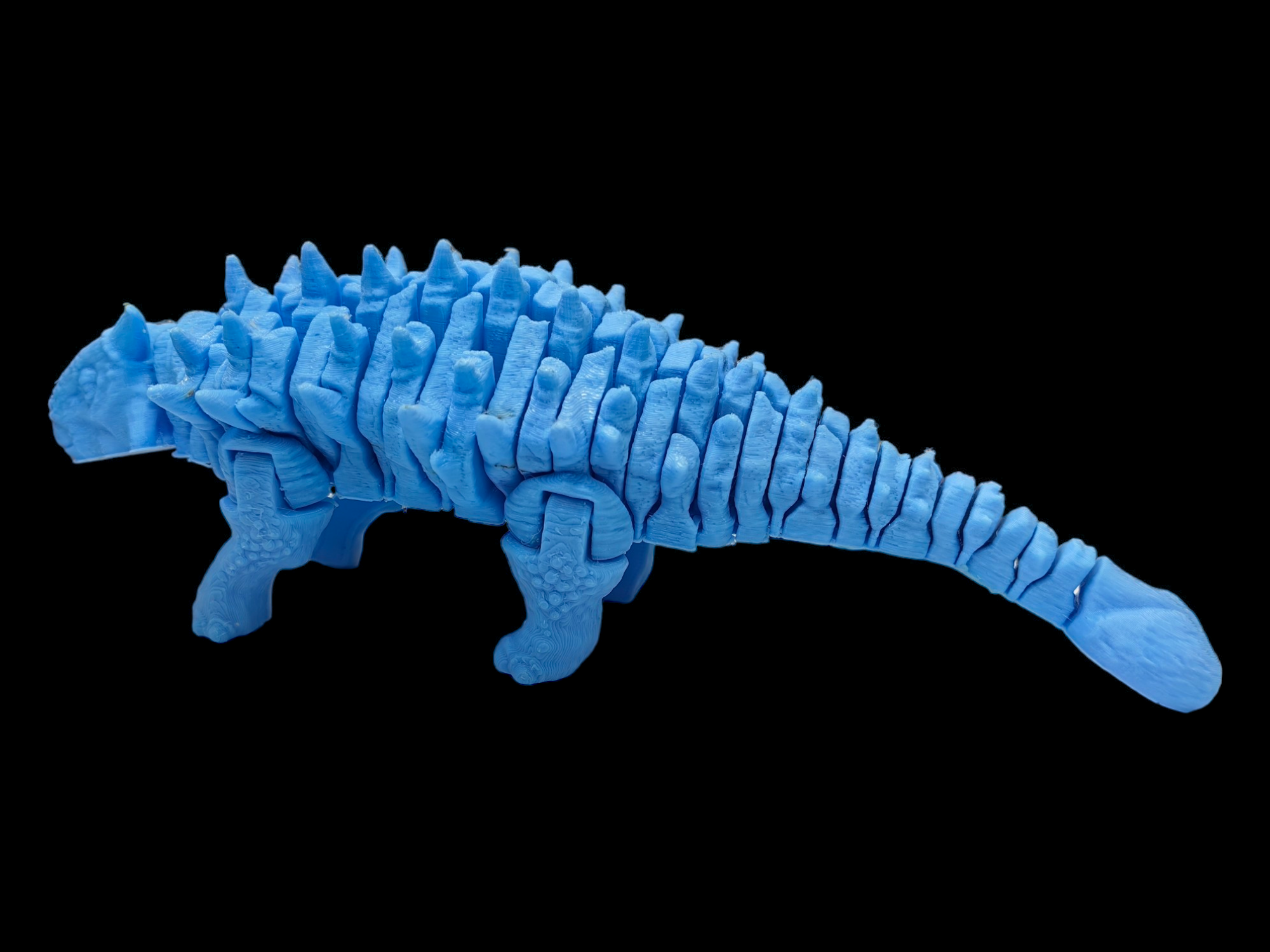 Dinosaurio Ankylosaurus Articulado en Impresión 3D