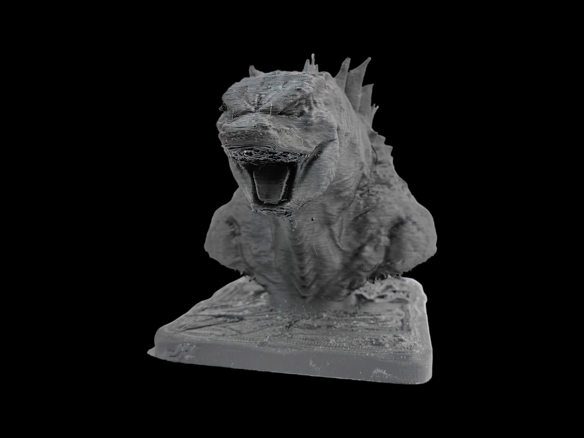 Dorso de Godzilla en Impresión 3D