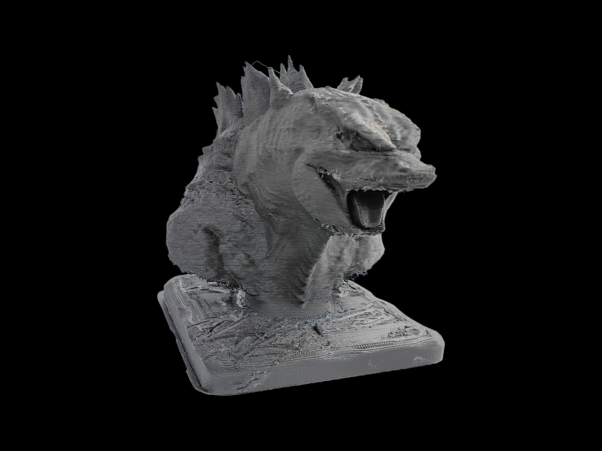 Dorso de Godzilla en Impresión 3D