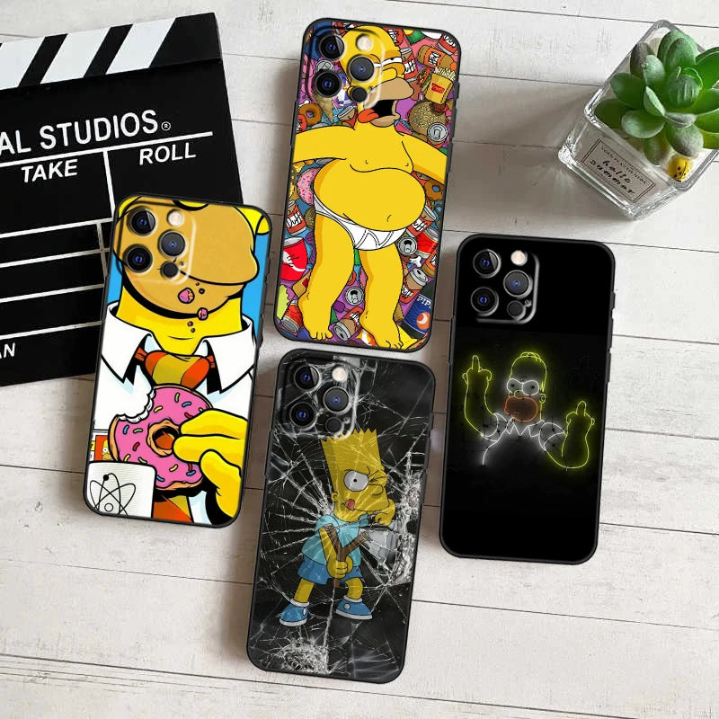 Carcasa iPhone de Los Simpson