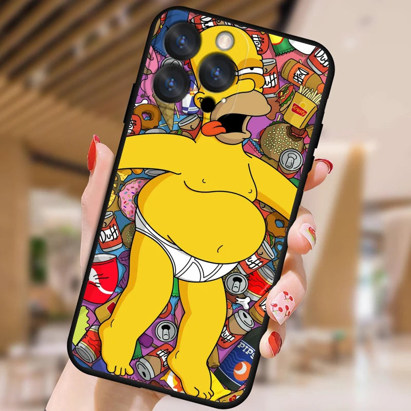 Carcasa iPhone de Los Simpson