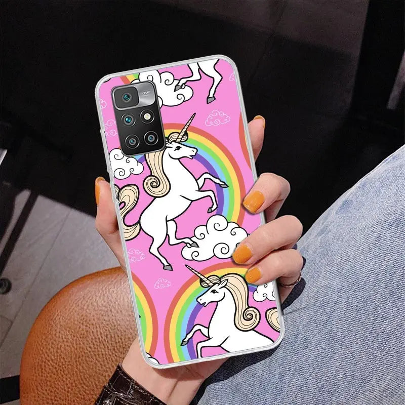 Carcasa Xiaomi Redmi Arcoiris Unicornio Parte 2