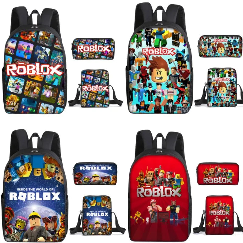 Kit Mochila Roblox 3 en 1