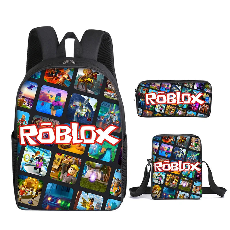 Kit Mochila Roblox 3 en 1