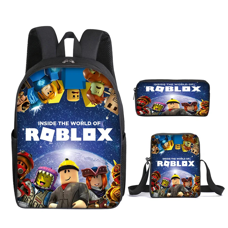 Kit Mochila Roblox 3 en 1