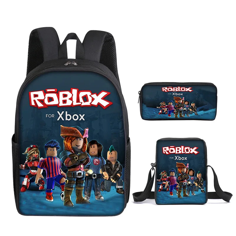 Kit Mochila Roblox 3 en 1