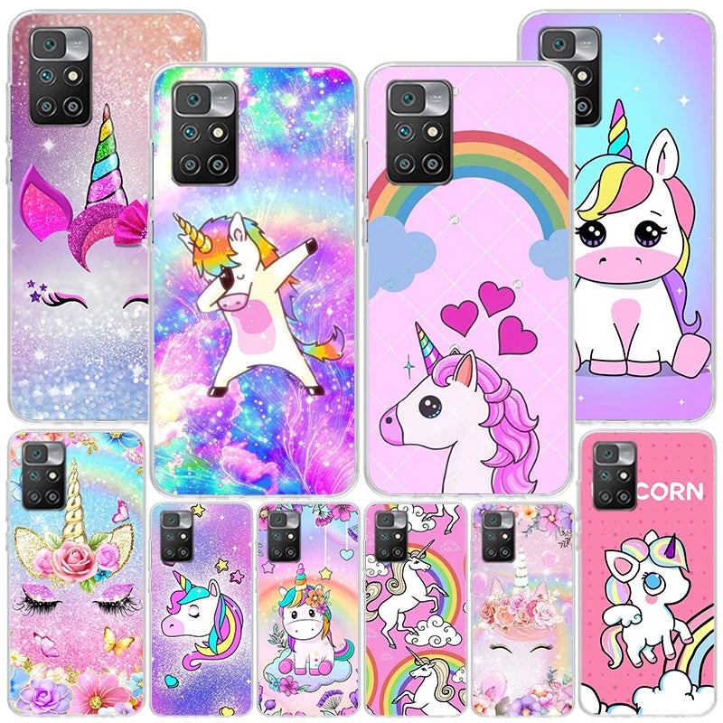 Carcasa Xiaomi Redmi Arcoiris Unicornio Parte 2