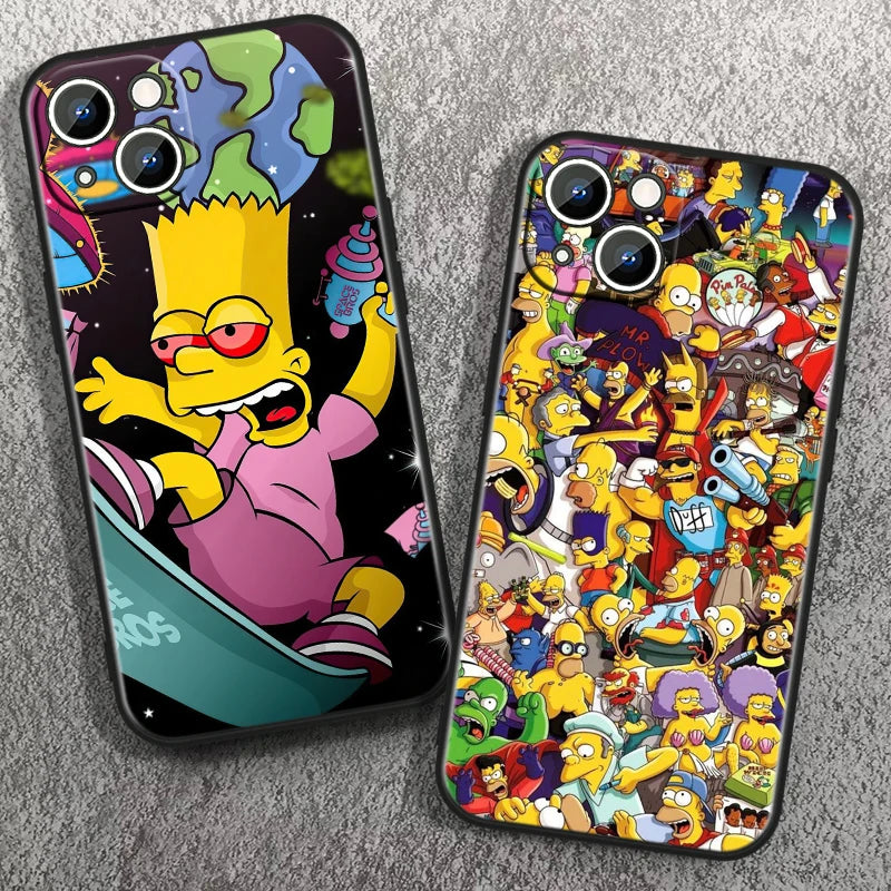 Carcasa iPhone de Los Simpson