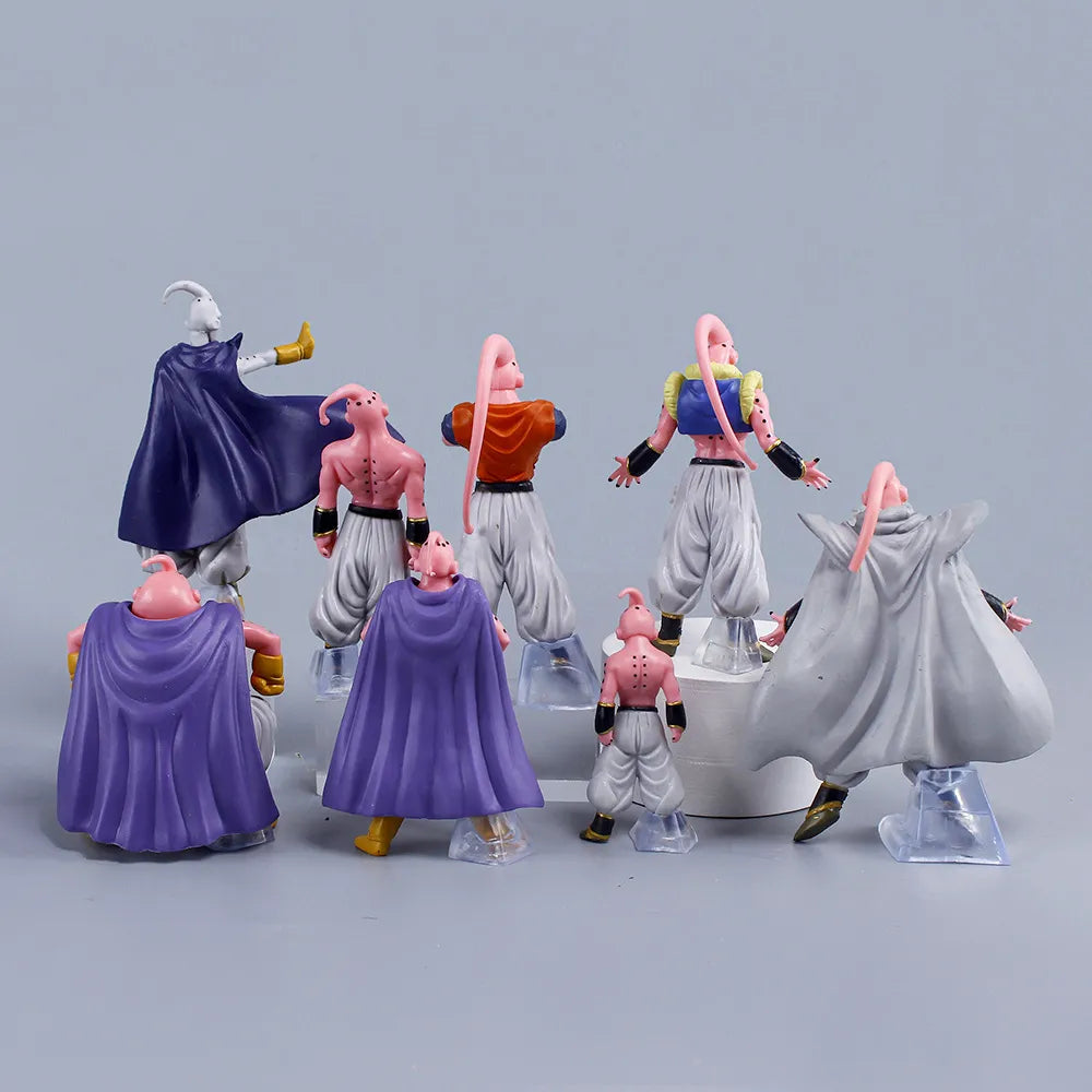 Figuras Majin Buu  8 piezas Dragon Ball