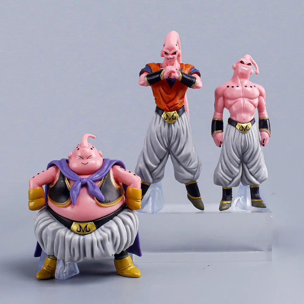 Figuras Majin Buu  8 piezas Dragon Ball