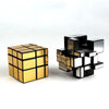 Cubo Magic Rubik Espejo Dorado y Plateado