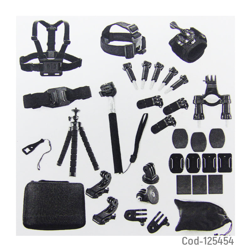 Kit de Accesorios Gopro (30 piezas)