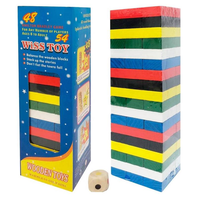 Jenga con Dados (Colores)