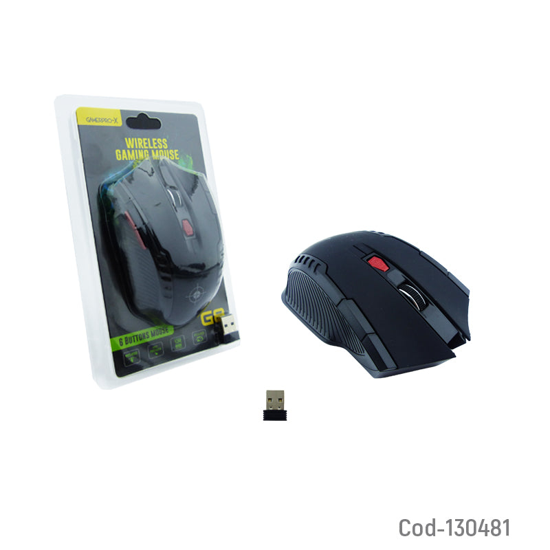 Mouse Inalámbrico (Estilo Gamer)