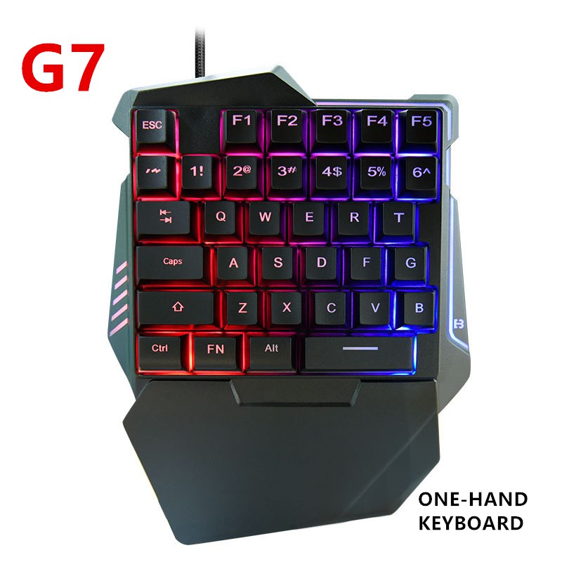 Teclado Gamer (Una Mano) con Cable