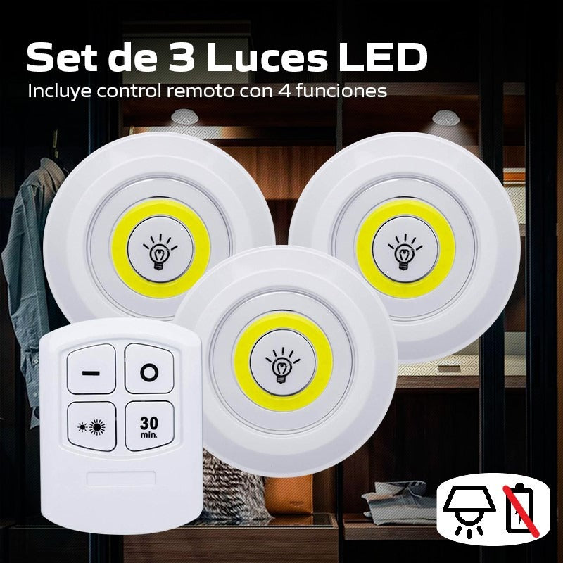 Luz con Control (Pack)