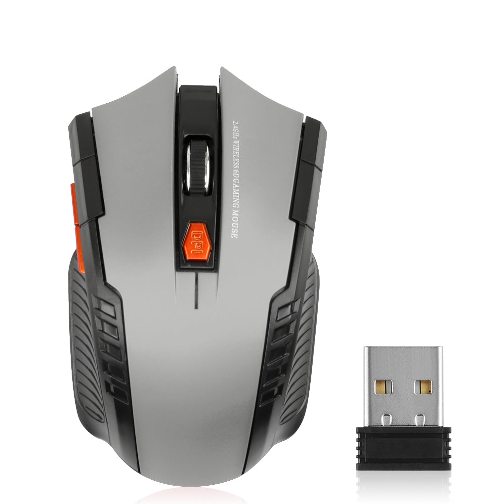 Mouse Inalámbrico (Estilo Gamer)