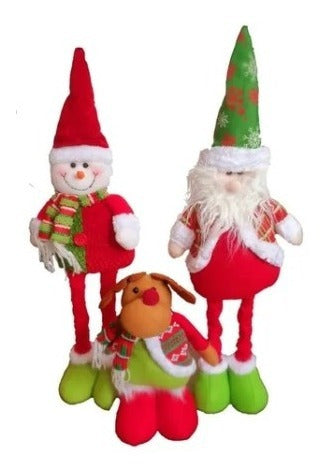 Monitos Patas Largas Navidad (50cm) (3 Unidades)