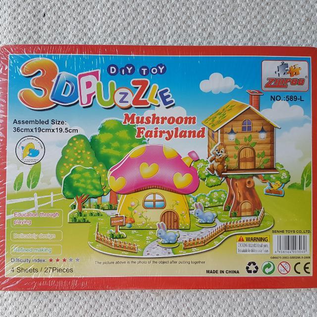 Puzzle 3d (3 Unidades)