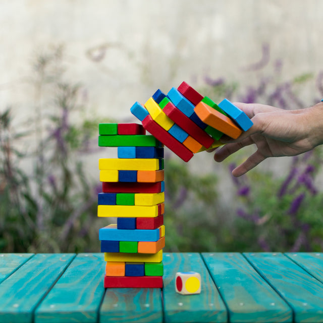 Jenga con Dados (Colores)