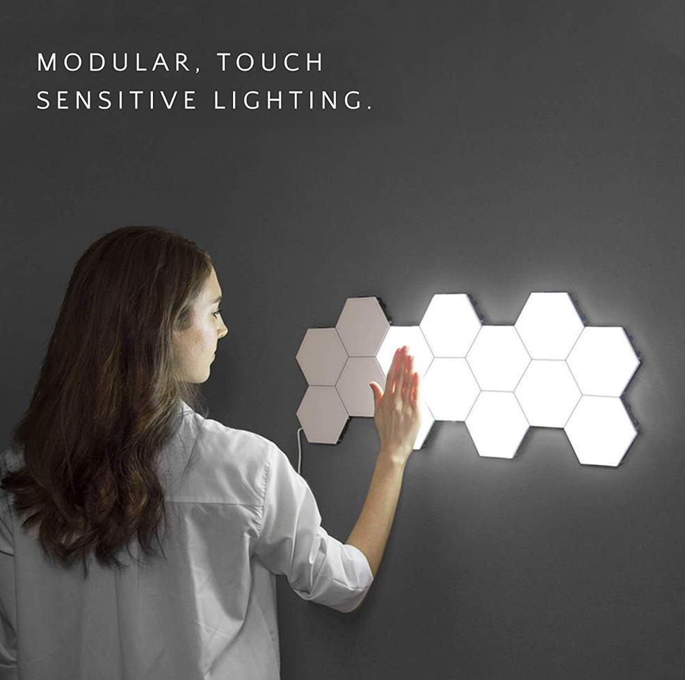 Luz Led Touch Modular Streaming (4 Led + 1 Cargador)